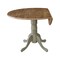 International Concepts Round 42 in Round Dual Drop Leaf Pedestal Table, Hickory/Stone, 42 W, 42 L, 29.5 in H, Wood T41-42DP - alternate 2